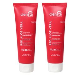 Clensta Set of 2 Red Aloe Vera Hydrating Face Moisturizer With Hyaluronic Acid 80gm Each-picture-15