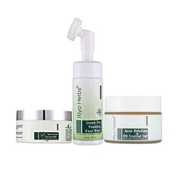 Riyo Herbs Green Tea Foaming Face Wash, Green Tea Gel Cream & Oil Control Gel-3