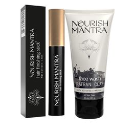 Nourish Mantra Hair Finishing Stick & Ratrani Clay Face Wash-38