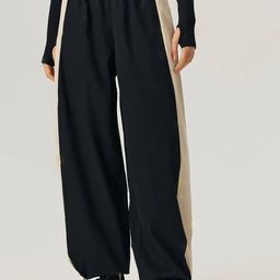 StyleCast x Revolte Women Colourblocked Loose Fit Easy Wash Chinos Trousers-image-74