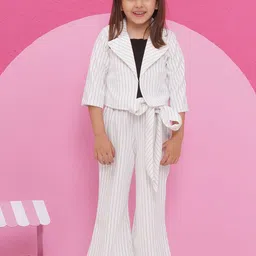 Aj DEZInES Girls Printed Top with Pyjamas-image-89