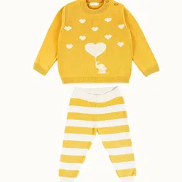 Greendeer Unisex Kids Printed Long Sleeves Pure Cotton Sweatshirt With Joggers-image-64