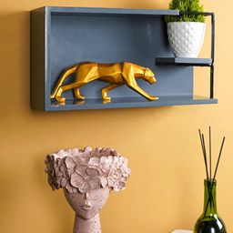 THE ARTMENT Grey Basic Wall Shelf-52