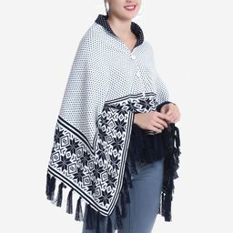 JoE Hazel Women  Acrylic   Poncho-82