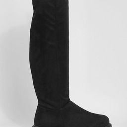 Boohoo Black High-Top Regular Boots-image-24