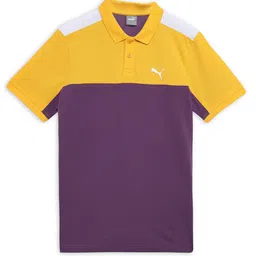 Puma Boys Colorblock Youth Polo Tshirts-image-9