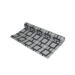 Kuber Industries Grey Checkered Design Wardrobe Kitchen Drawer Cupboard Cabinet Organisers-55