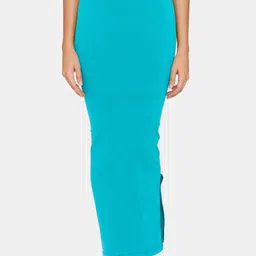 Zivame Women Blue Solid Saree Shapewear-image-92