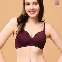 Floret Women Pack of 2 Medium Coverage Lightly Padded Push-Up Bra-14