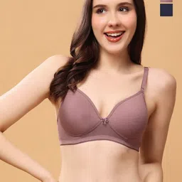 Floret Women Pack Of 2 Medium Coverage Lightly Padded Push-Up Bra-13