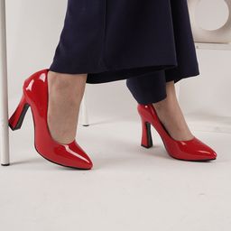 DressBerry Pointed Toe Block Pumps-18