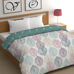 CHHAVI INDIA White & Yellow Ethnic Motifs AC Room 210 GSM Double Bed Comforter-image-32
