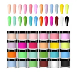 FEELHIGH 24 Colors Acrylic Nail Powder Set - 10g Each-19