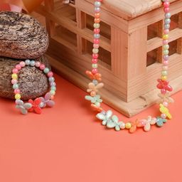 Jewelz Butterfly Necklace & Bracelet Set-image-82