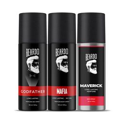 BEARDO Set of 3 Long Lasting Deodorants - Godfather, Mafia & Maverick - 100 g Each-14