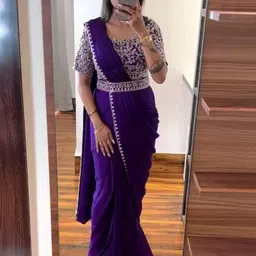 KALINI Beads and Stones Pure Silk Saree-picture-31
