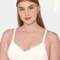 KOMLI Pack Of 3 Half Coverage Lightly Padded Everyday Bra With All Day Comfort-picture-21