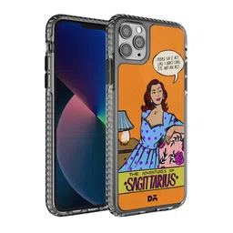 DailyObjects Orange & Blue Sagittarius iPhone 11 Pro Back Case-41