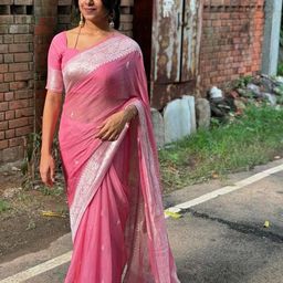 Miss Beelee Ethnic Motifs Woven Design Zari Banarasi Saree-picture-26