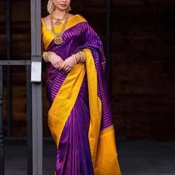 Marziyaa Woven Design Zari Silk Cotton  Banarasi Saree-picture-29