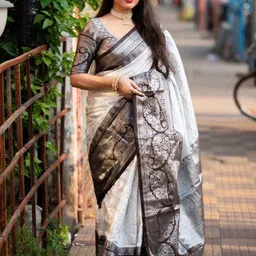 Miss Beelee Woven Design Zari Banarasi Saree-picture-33