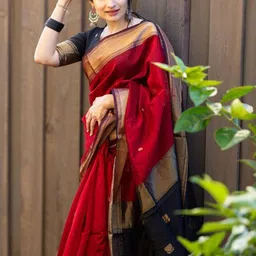 Marziyaa Woven Design Zari Banarasi Saree-48