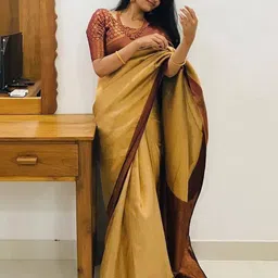 Miss Beelee  Woven Design Zari Silk Cotton Banarasi Saree-image-94