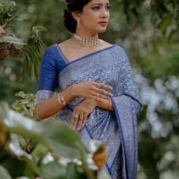 Marziyaa Woven Design Zari Banarasi Saree-image-89