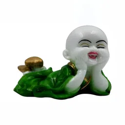 ESVAR STONECRAFT White & Green Religious Idol Showpiece-picture-44
