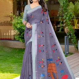 KALINI Warli Printed Saree-image-50