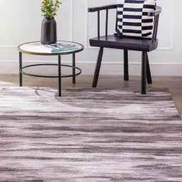obeetee Grey Abstract Wool And Viscose 5 ft x 7 ft Hand Tufted Carpet-picture-23