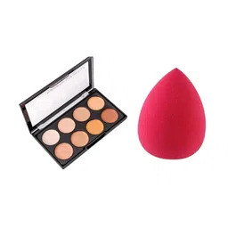 Lenon Set Of 2 Long Lasting 8 Shades Concealer & Makeup Blender image 1