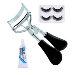Lenon Set Of 4 Eyelashes Eyelash Curler & Eyelash Glue image 1