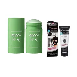Lenon Set Of 2 Charcoal With Green Mask Stick image 1