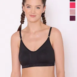 ABELINO Pack Of 4 Non Padded Full Coverage Cotton Bras With All Day Comfort-picture-58