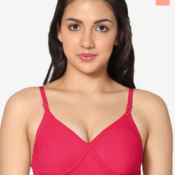 In Care Pack Of 2 Seamless Full Coverage Cotton T-shirt Bra All Day Comfort-picture-30