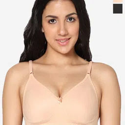 In Care Pack Of 2 Seamless Full Coverage Cotton T-shirt Bra All Day Comfort-picture-38