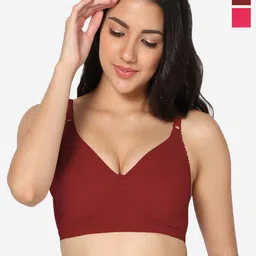 In Care Pack Of 2 Full Coverage Pure Cotton T-Shirt Bra With All Day Comfort-picture-53