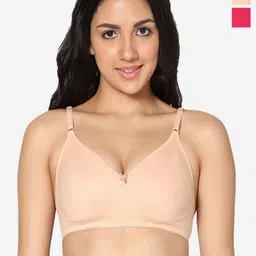 In Care Pack Of 2 Full Coverage Pure Cotton T-shirt Bra With All Day Comfort-picture-17
