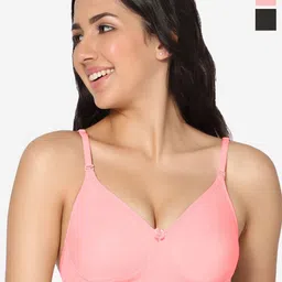In Care Pack Of 2 Full Coverage Pure Cotton T-shirt Bra With All Day Comfort-picture-55