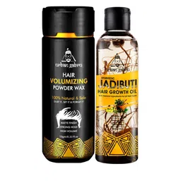 URBANGABRU Set of Hair Volumizing Powder Wax 10g &  Jadibuti Hair Oil 200ml-18