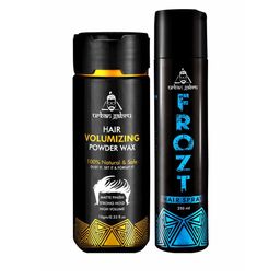 URBANGABRU Set of Hair Volumizing Powder Wax 10g & Frozt Hair Spray - 250ml-42