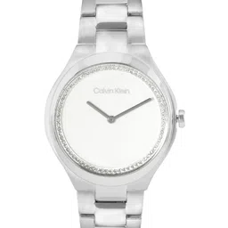 Calvin Klein Women Stainless Steel Bracelet Style Straps Admire Analogue Watch- 25200365-55