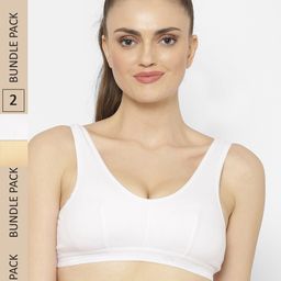 Floret Pack Of 2 Workout Non-Padded Bra-picture-20