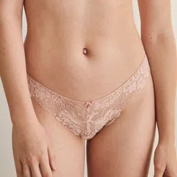 women'secret Lace Inserted Mid-Rise Basic Brief-image-83