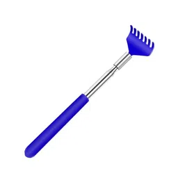 Alexvyan Blue TPR Back Scratcher Massager Extendable Itching Stick Long Massager-image-8