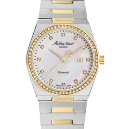 Mathey-Tissot Women Dial & Stainless Steel Bracelet Style Straps Analogue Watch D118SBYI-image-68