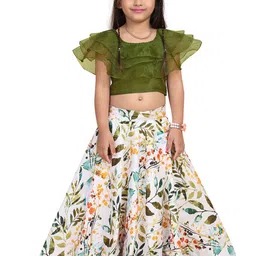 BAESD Girls Printed Ready to Wear Lehenga & Blouse-picture-49