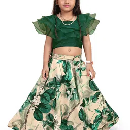 BAESD Girls Printed Ready to Wear Lehenga & Blouse-picture-33