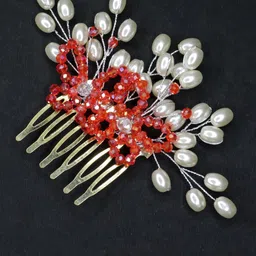 VAGHBHATT Beaded Bridal Hair Comb Pin-image-51